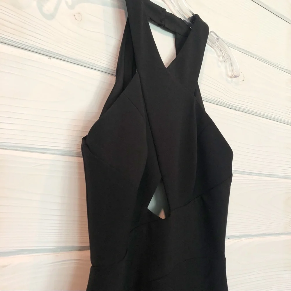 BCBGMAXAZRIA Salome Cutout Halter Gown Dress NWT - Picture 11 of 16